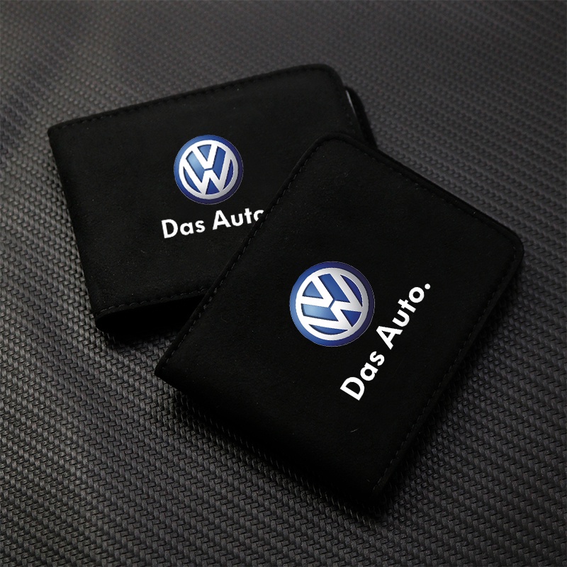 Bao Da Đựng Bằng Lái Xe Siêu Mỏng in Logo Xe Hơi VW Volkswagen Jetta MK5 Golf Passat 3B7 601 171