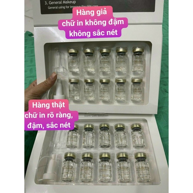 TẾ BÀO GỐC LAKSMIRA HÀNG CHUẨN❤FREESHIP❤ BILL HÀN, TẾ BÀO GỐC LAKSMIRA R.HA, HÀNG CHUẨN CÓ THÊM CHỮ R.HA TRÊN HỘP VÀ LỌ