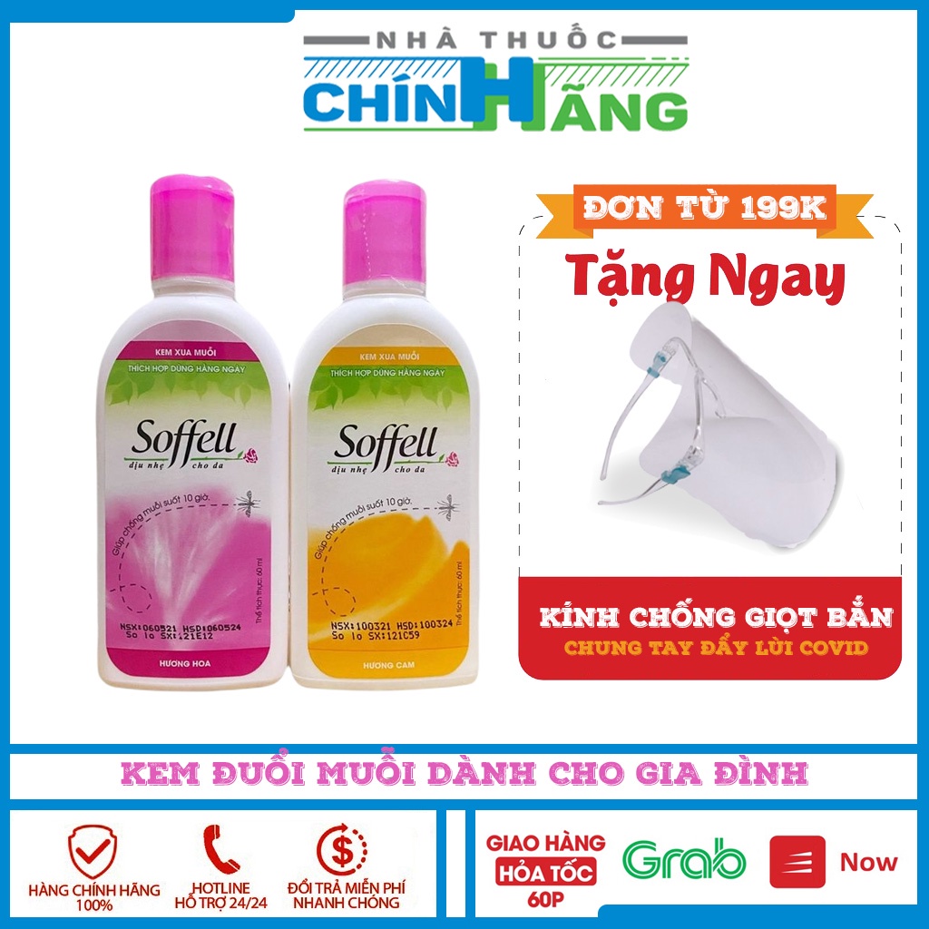 Kem Đuổi Muỗi Soffell - 60ml