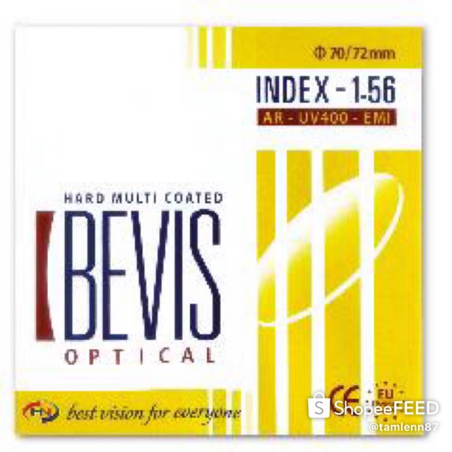 Tròng kính Bevis Phản Quang