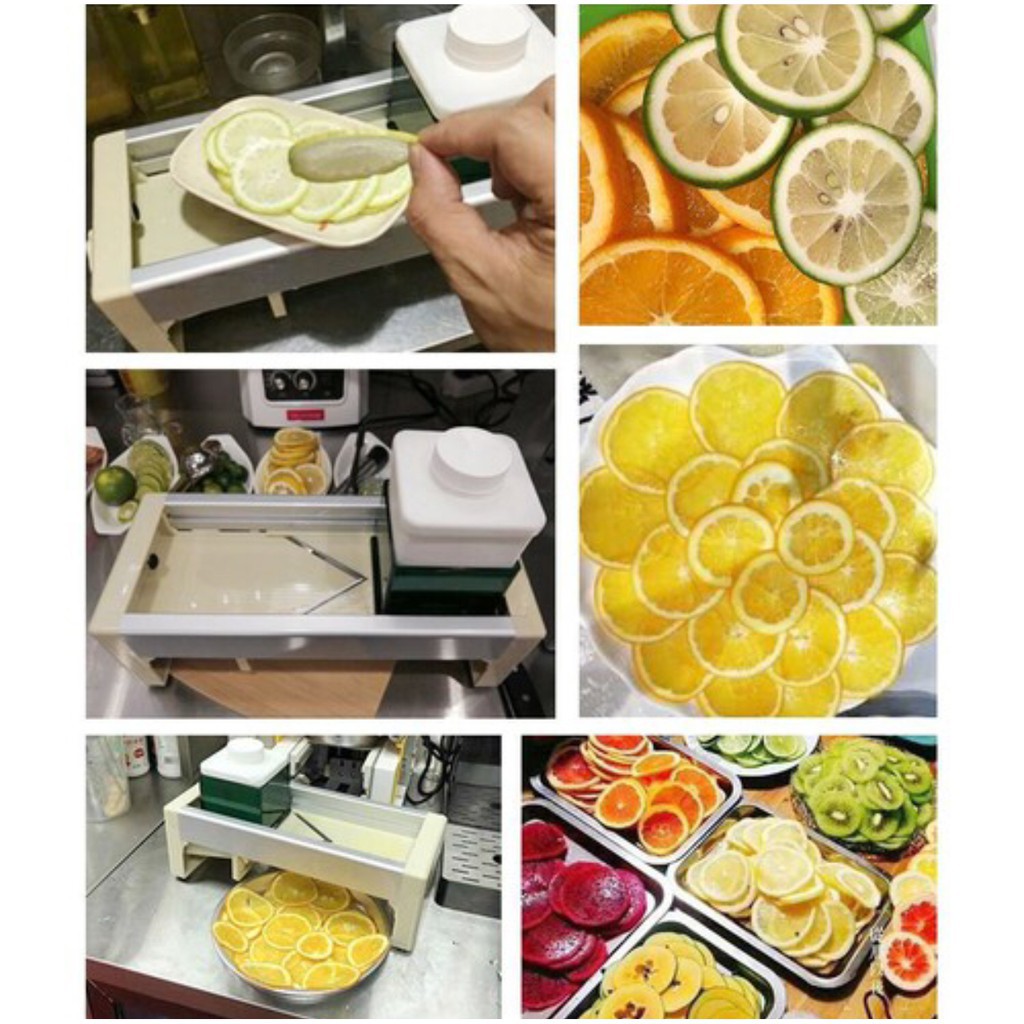 Máy thái lát hoa quả làm detox, làm nước hoa quả chuyên dụng