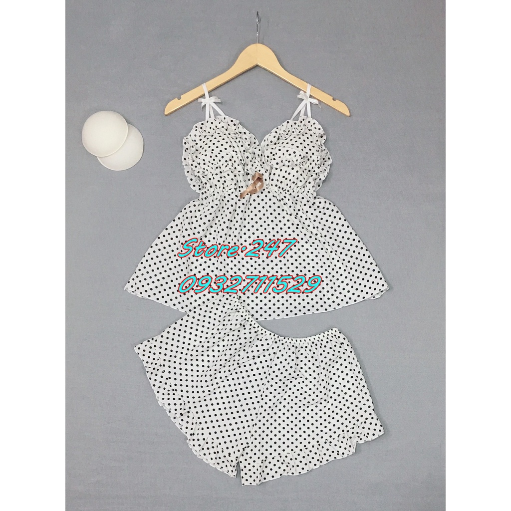 (60KG - 90KG) BIGSIZE LỤA CHẤM BI CÓ MÚT THÁO RỜI, VẢI MỊN MÁT MẶC KHÔNG NHĂN - HÀNG NHÀ MAY BAO ĐẸP | BigBuy360 - bigbuy360.vn