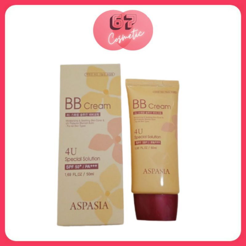 Kem nền Aspasia 4U Special BB Solution Cream SPF50 Pa+++