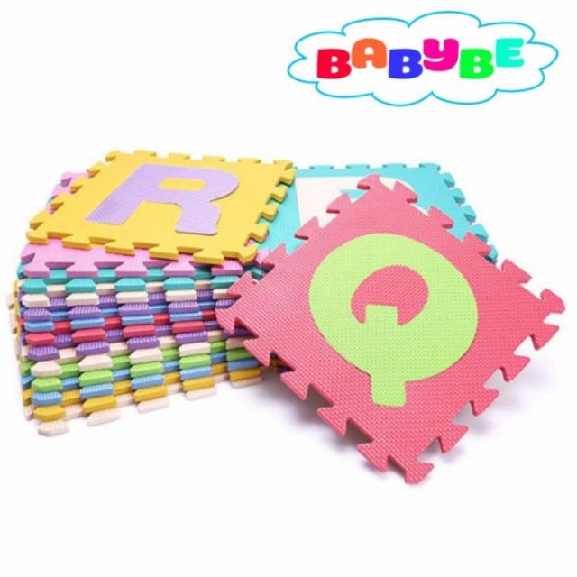 [FREE ] THẢM CHỮ 26 MIẾNG 30*30CM DÀY 1CM [ HÀNG CHUẨN ]