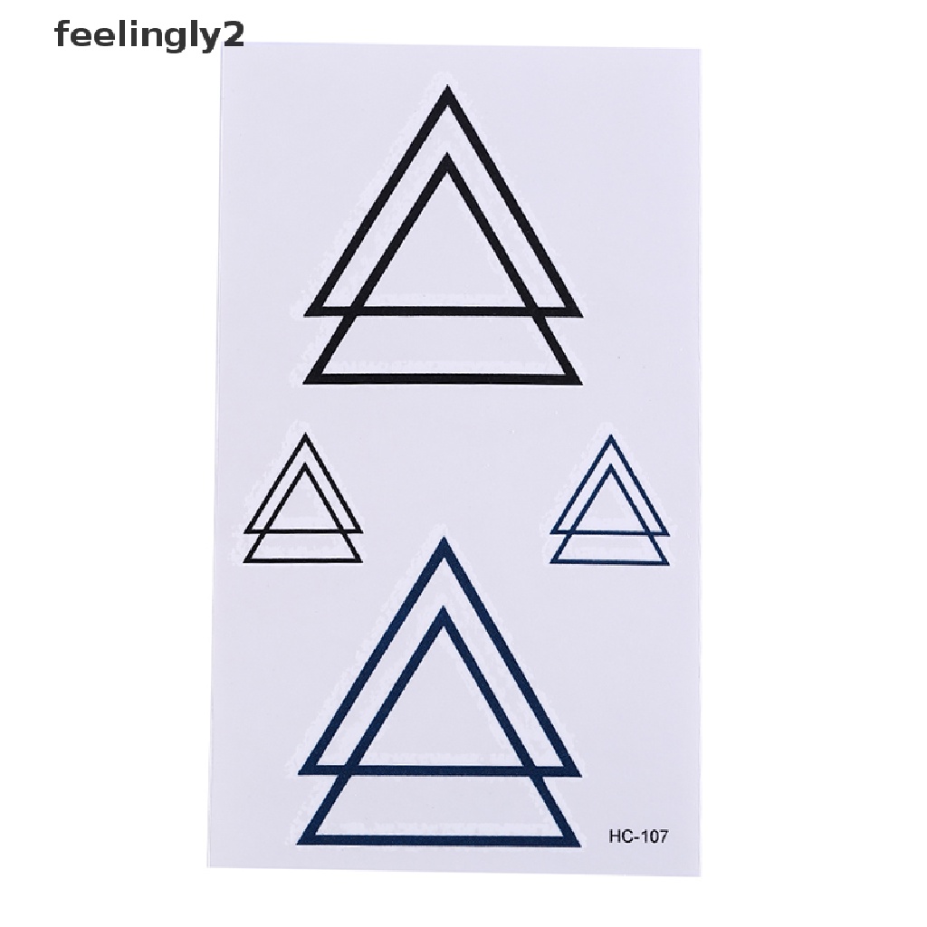 Hình Xăm Dán Tạm Thời Chống Thấm Nước Thiết Kế Hình Học Mới