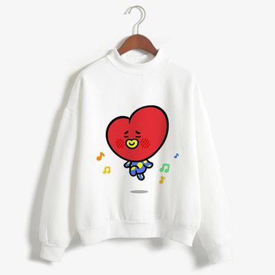 Áo nỉ thu đông BT21 BTS thời trang Hàn Quốc