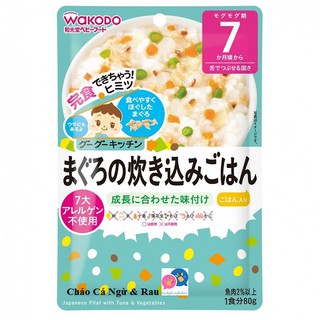 Cháo Ăn Liền Wakodo dành cho bé từ 7 tháng tuổi