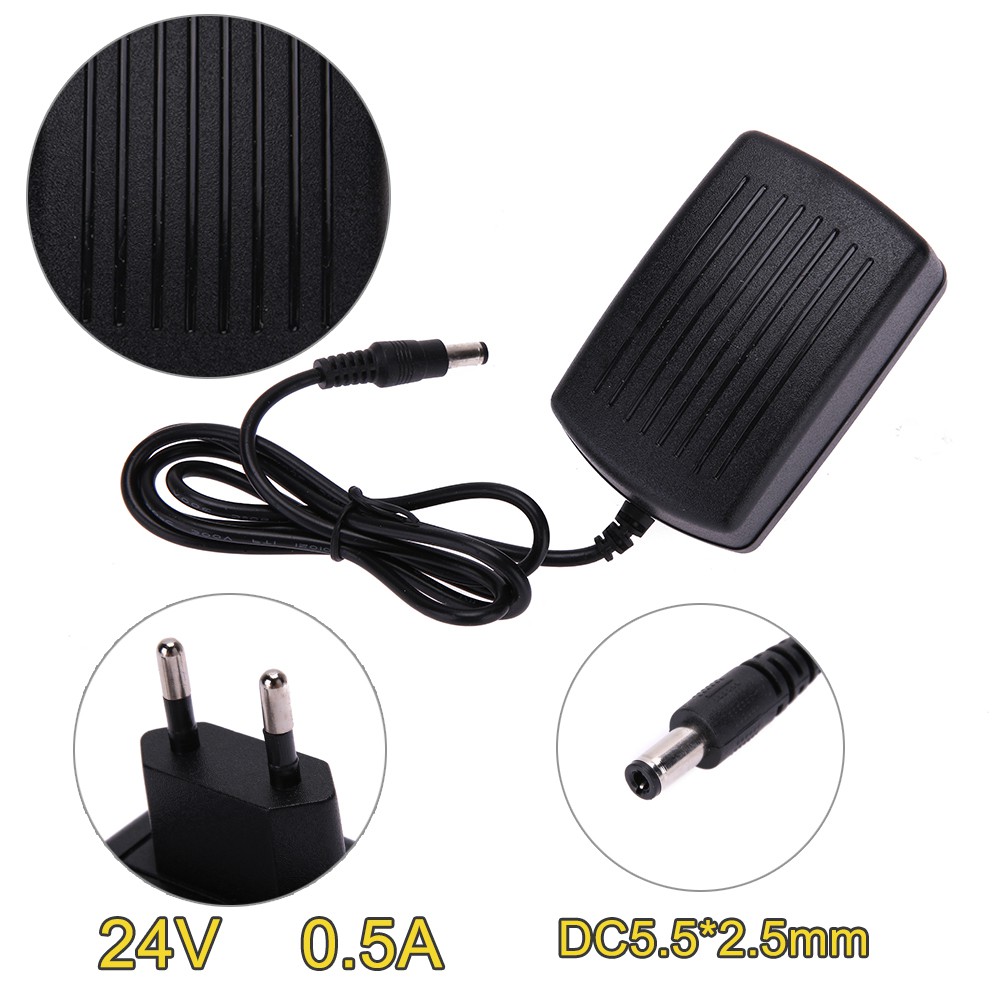 [mkchung] DC24V 0.5A Adapter AC 100V-240V to DC 24V Converter Power Supply Adapter 5.
