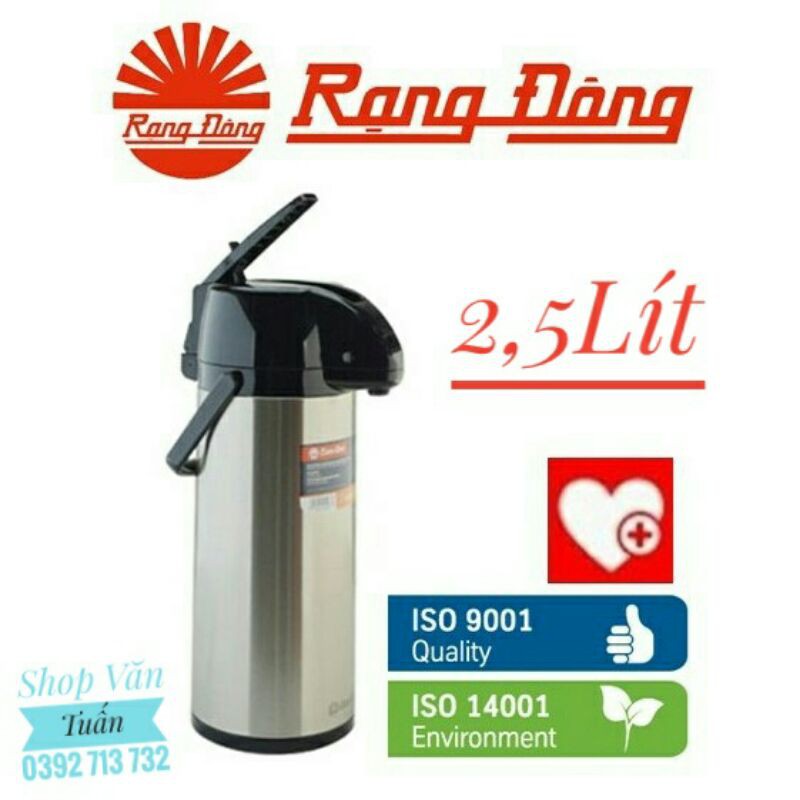 Phích nước Rạng Đông cao cấp 2,5 lít,Phích Cà Phê inox