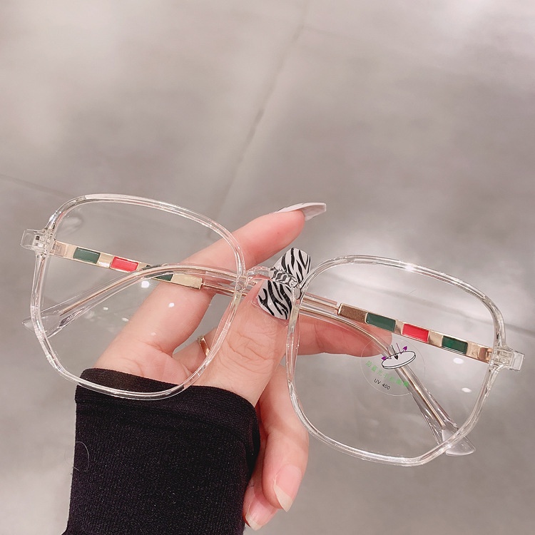 Kính cận VIENDO gọng vuông to đổi màu chống ánh sáng xanh chống tia UV màu sắc thời trang cho nam và nữ