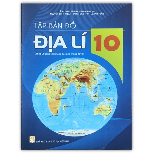 Sách - Tập bản đồ Địa Lí lớp 10