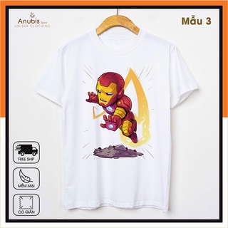 (4 MẪU) ÁO THUN MARVEL CHIBI SIÊU CHẤT