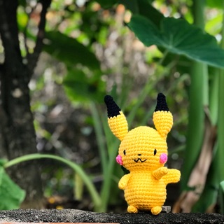 Pikachu - Pikachu bằng len- thú bông handmade