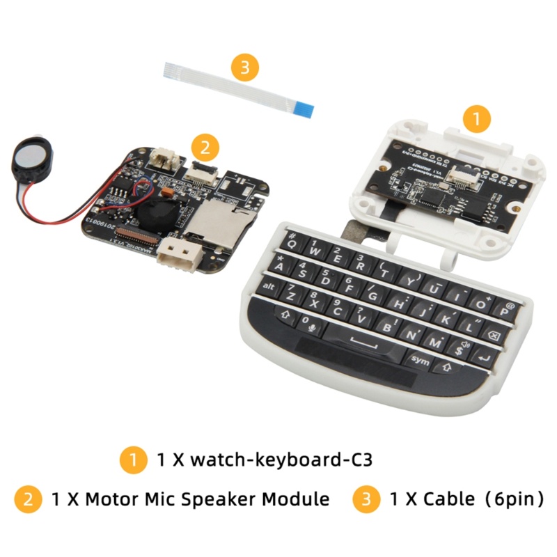 Bàn Phím Không Dây zzz Loại Nhỏ-C3 V1.0 Với Chip ESP32-C3 Kết Nối WIFI Và Bluetooth