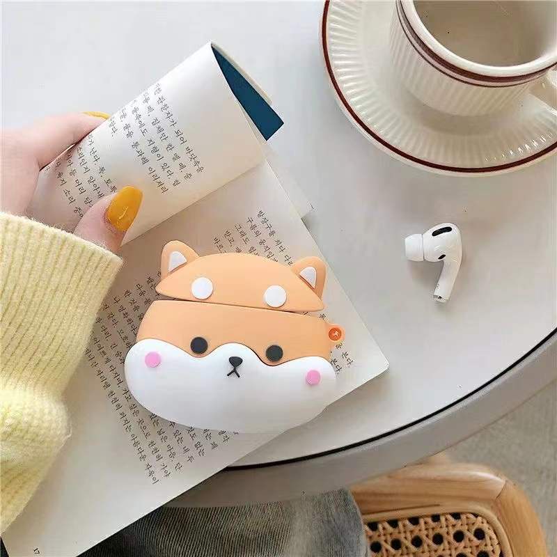 Vỏ bảo vệ hộp sạc tai nghe không dây Airpods 3 2021 hình máy chơi game/ động vật hoạt hình dễ thương