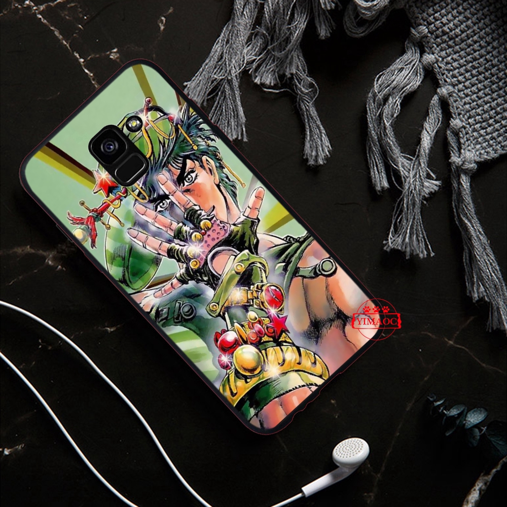 Samsung A3 A5 A6 Plus A7 A8 A9 2016 2017 2018 A20E Soft case JoJo Jonathan Joestar