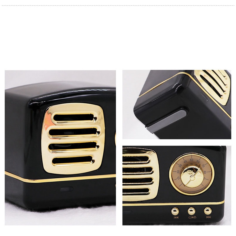 Đài HM 11 retro mini kết nối bluetooth, cắm usb