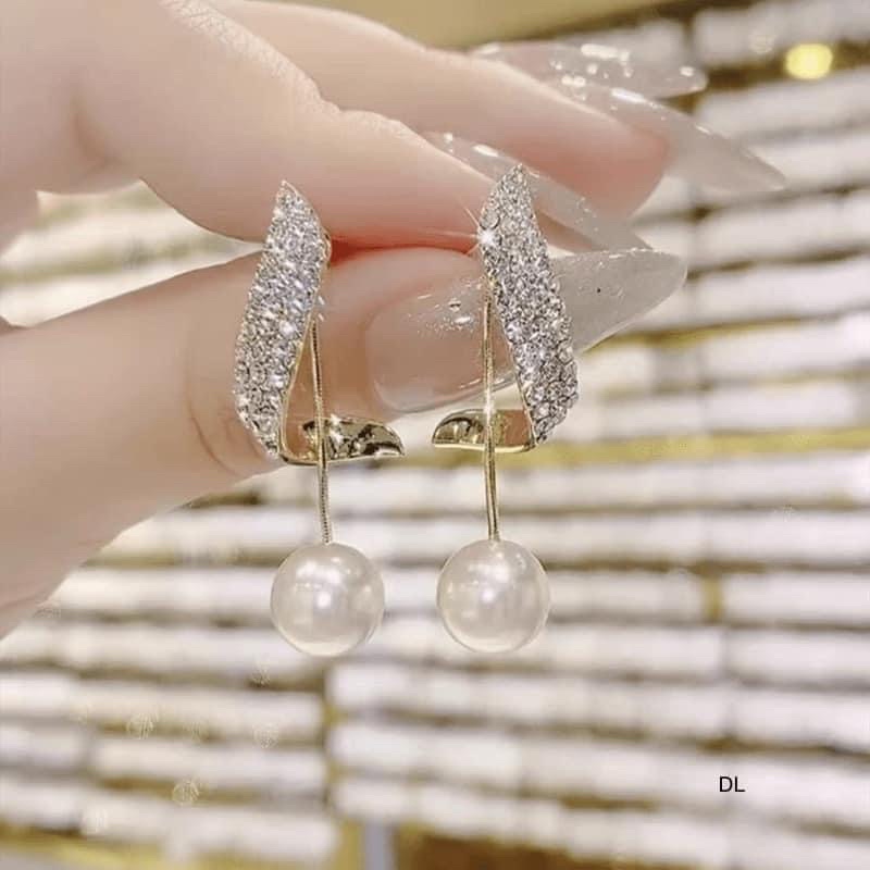 Bông tai nữ bạc mẫu mới, Đeo được 2 kiểu sang Trọng  tinh tế cho các chị em Mainomi Shop Bạc Xinh