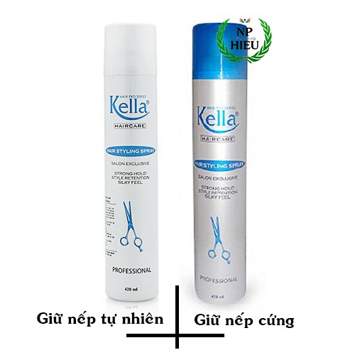 Keo xịt tóc Kella Professional 420ml