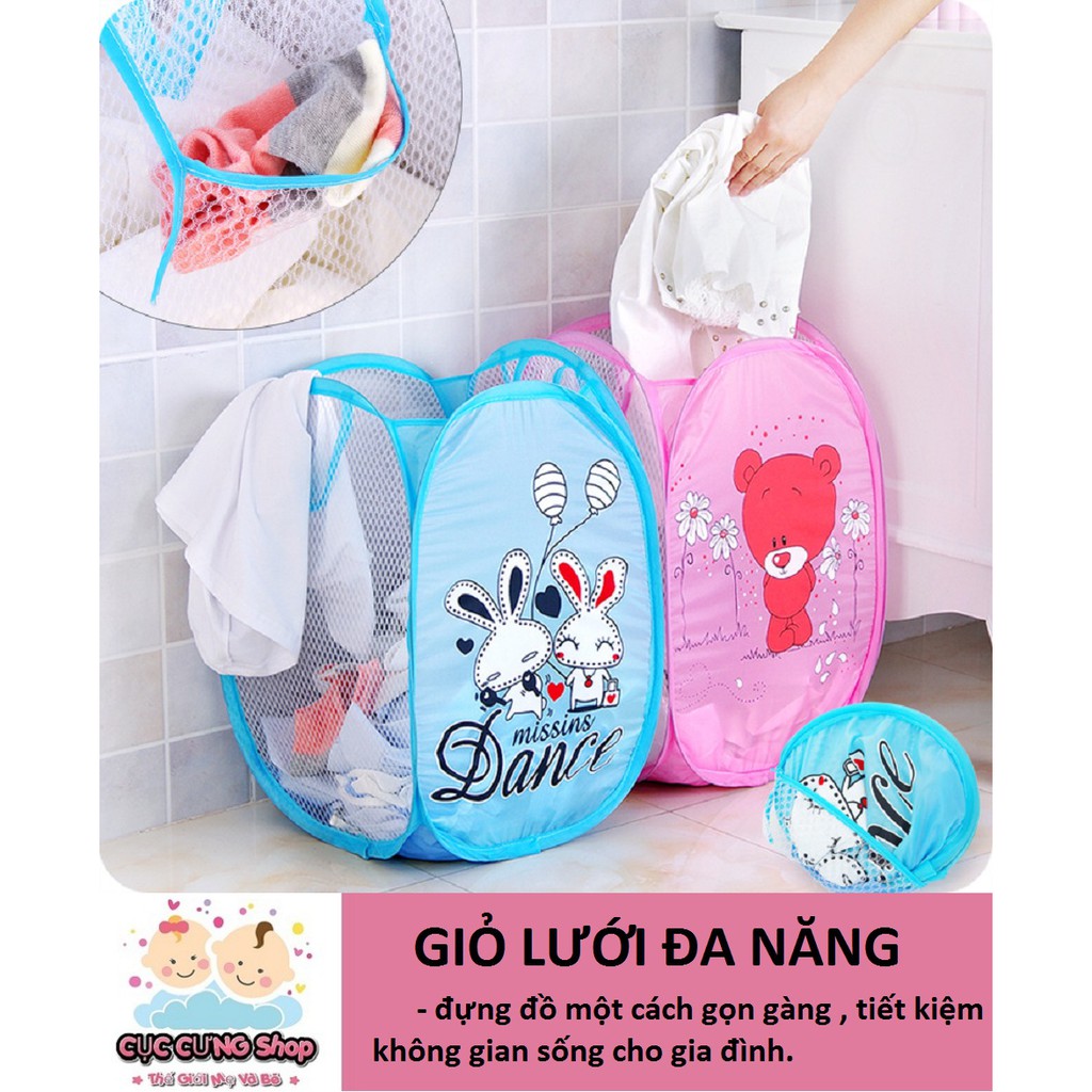 Giỏ lưới để đồ đa năng gấp gọn