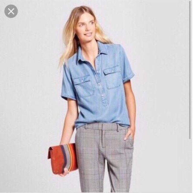 Áo sơ mi Denim xuất xịn