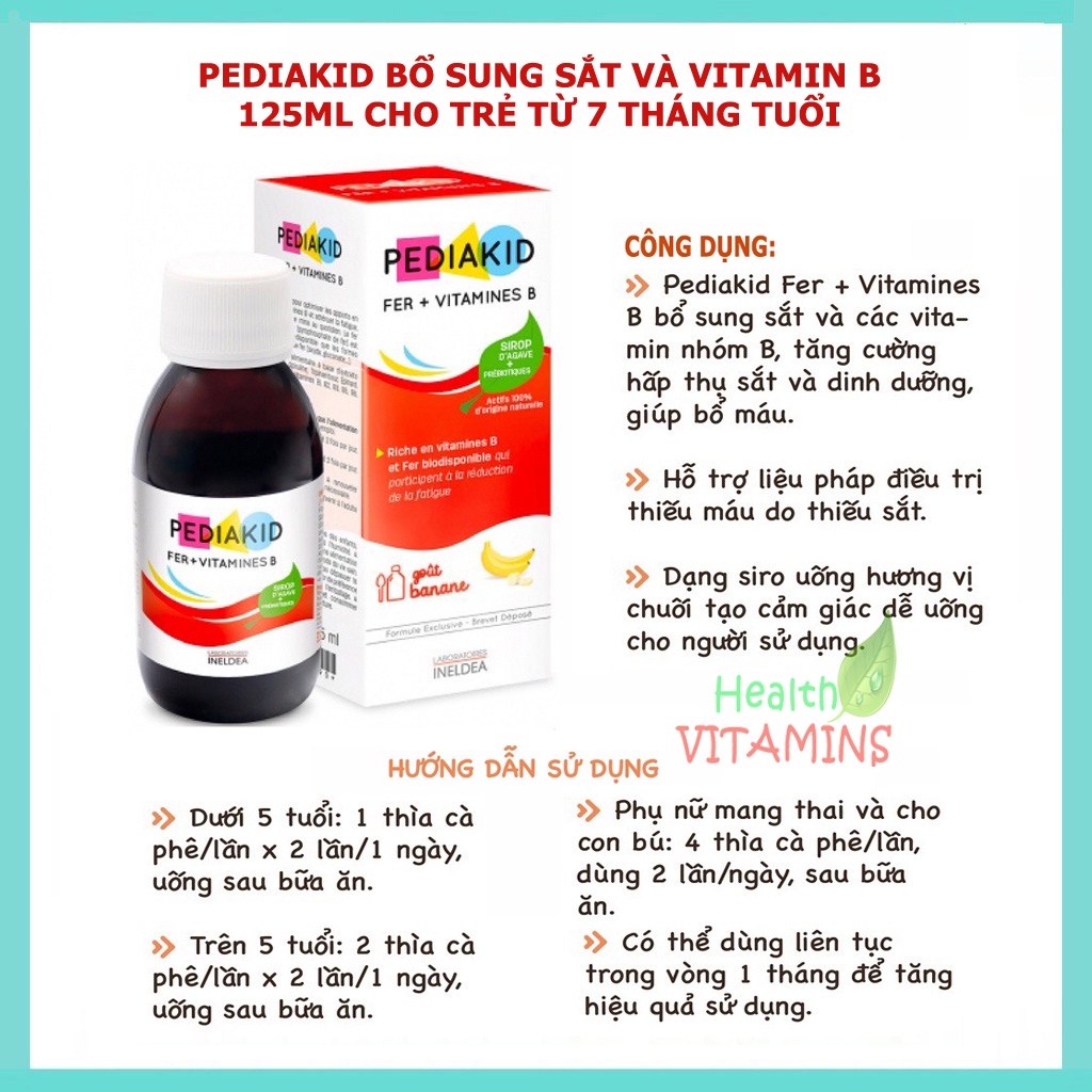 Pediakid nội địa Pháp: Pediakid 22 Vitamins, Pediakid Ăn Ngon, Pediakid Ngủ Ngon, Pediakid Tăng Đề Kháng