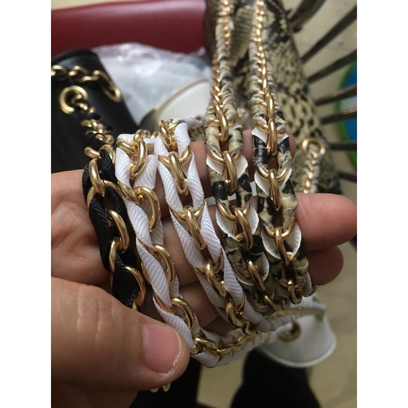 Túi Khoá Gập Da Rắn Đủ Màu Hàng Đẹp