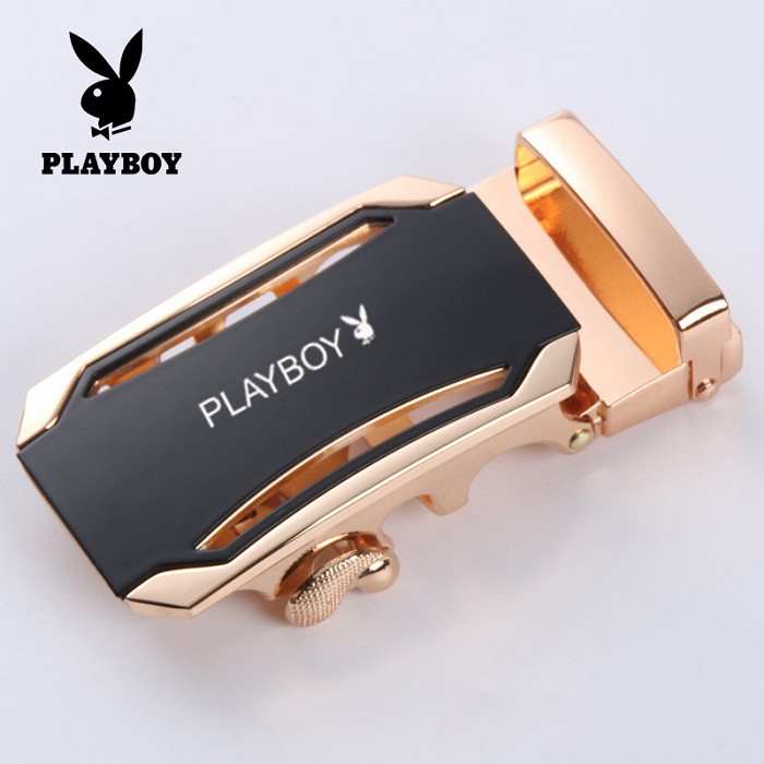 [Dây Lưng] Thắt Lưng Da Nam PLAYBOY Hàng Hiệu Cao Cấp Khóa Cài. Dây Nịt Nam Da Bò 100% Chính Hãng Mạ Bạc Nam Tính GC305