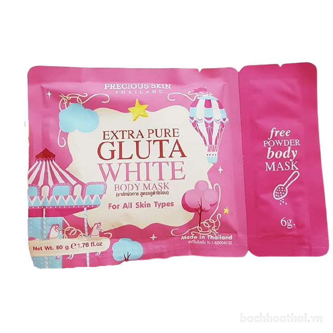 Gói ủ trắŉg toàn thân Extra Pure Gluta White Body Mask