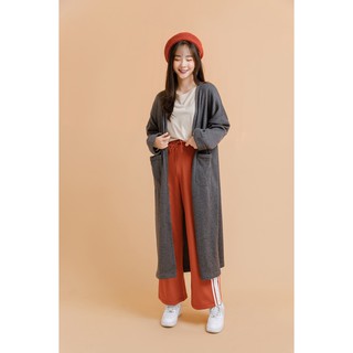 Áo khoác dạ dài tay dáng dài - 92Wear