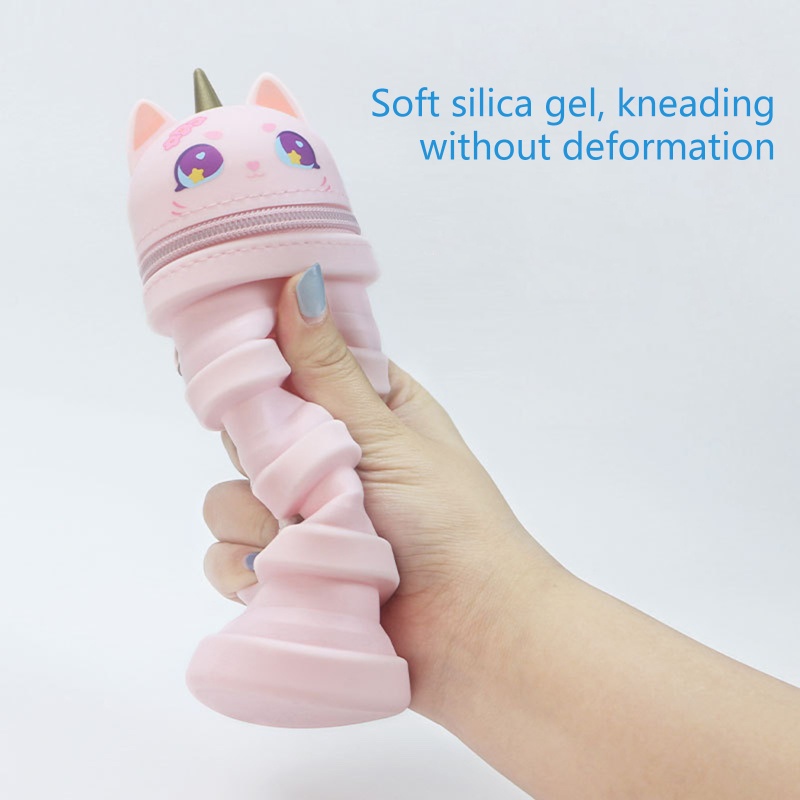 Túi Đựng Bút Bằng Silicone Chống Nước Sức Chứa Lớn