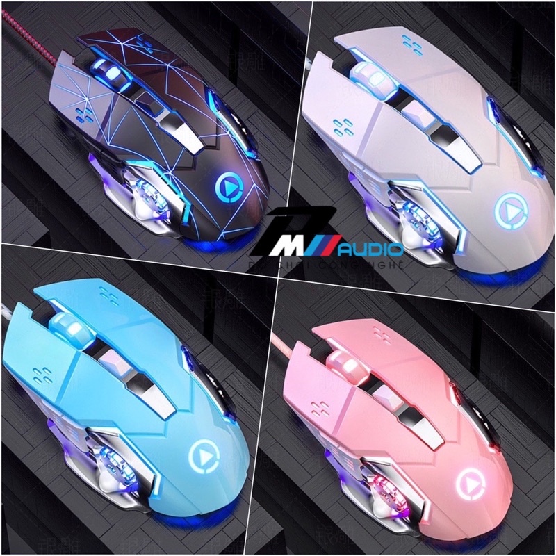 Chuột Máy Tính Để Bàn,Laptop G15 LED 7 Màu Cực Đẹp, DPI 3200, Chuyên Game Làm Việc Văn Phòng Bảo Hành 1 Đổi 1