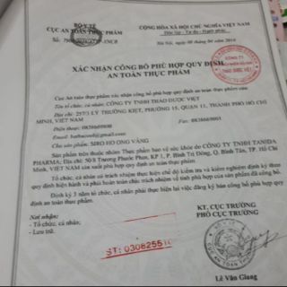TPBVSK Siro ho ONG VÀNG