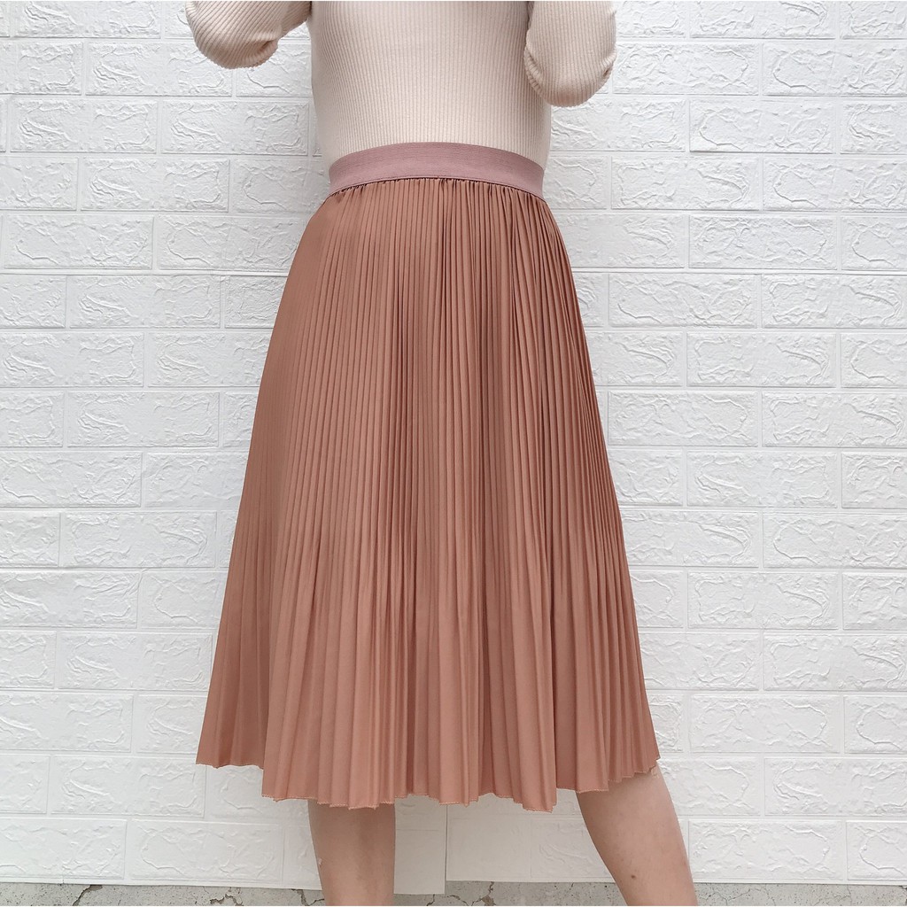 Chân váy dài xếp ly công sở sang trọng lịch sự hàng quảng châu cao cấp - CV308 | BigBuy360 - bigbuy360.vn