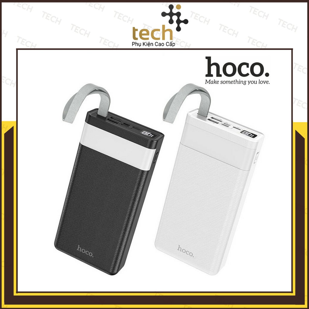 [Mã 2404EL10K giảm 10K đơn 20K] Sạc Dự Phòng 30000mah Hoco J73 ✔Tích Hợp Đèn Bàn ✔Led Báo Pin - Bảo Hành 12 Tháng