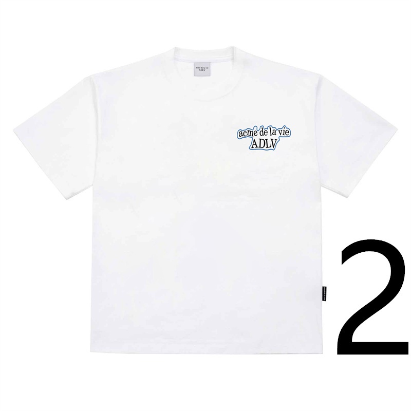 ADLV Áo Thun Cotton Tay Ngắn In Chữ Thời Trang Dành Cho Nam Nữ