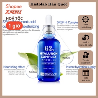Serum dưỡng da cấp ẩm Histolab 62 Hyaluron Complex Ampoule Derma Science 50ml - Histolab Hàn Quốc