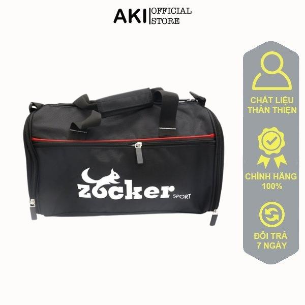 Túi trống thể thao tập gym Zocker Đen, phụ kiện balo đá bóng unisex thời trang chính hãng cao cấp - ZT002