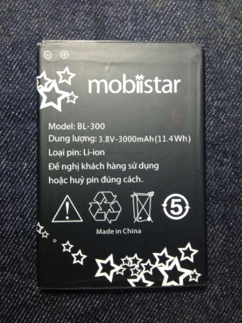 Pin CHÍNH HÃNG mobiistar Yuna S (BL-300)