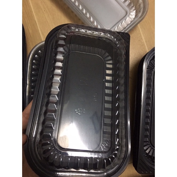 15 Hộp nhựa đế đen HT-17 đựng cơm, bánh loại 1 ngăn hàng chuẩn công ty