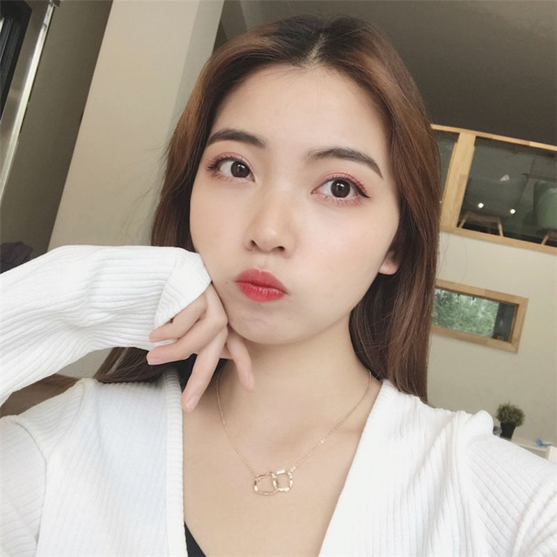 Dây chuyền IELGY thiết kế phong cách Hàn Quốc đơn giản thời trang dành cho nữ