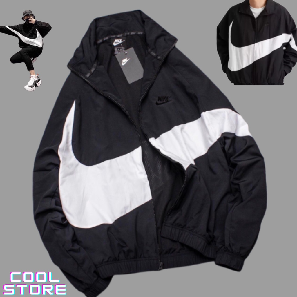 Áo Khoác NIKE Logo Thêu , Chất Liệu Dù 2 Lớp Cao Cấp , Hàng Đầy Đủ Tem Mác Chính Hãng COOL STORE 397