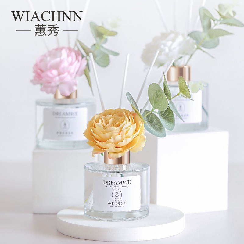 Tinh Dầu Thơm Thiên Nhiên WIACHNN 50ml Để Phòng Que Gỗ Tự Khuếch Tán Thanh Lọc Khử Mùi Không Khí