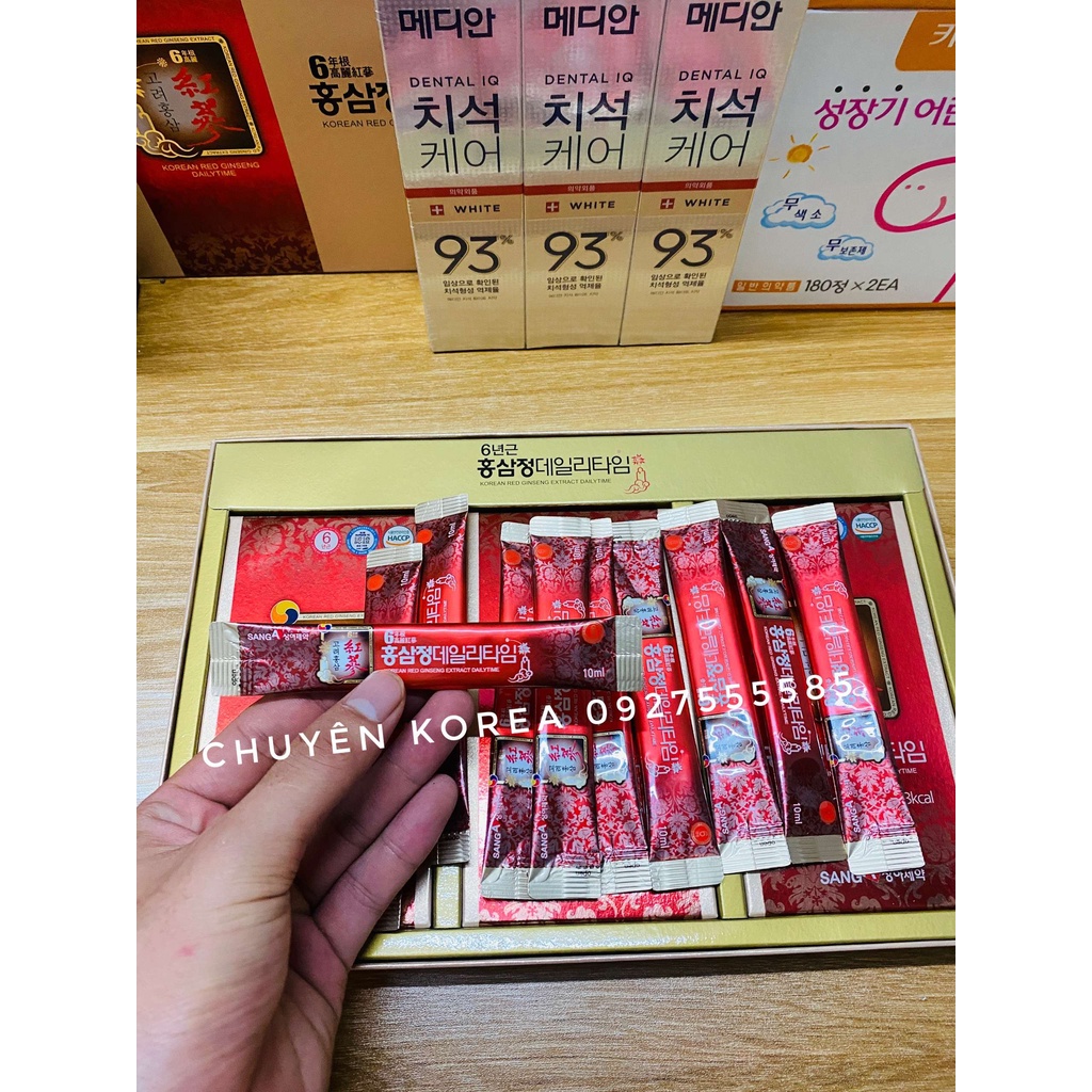 HỒNG SÂM NGƯỜI LỚN SANG-A 30 GÓI x 10 ML NỘI ĐỊA HÀN Quốc I Cao Cấp