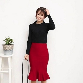 360 Chân váy đỏ( hình ảnh chỉ mang tính chất minh hoạ live ) hàng si hàng thùng