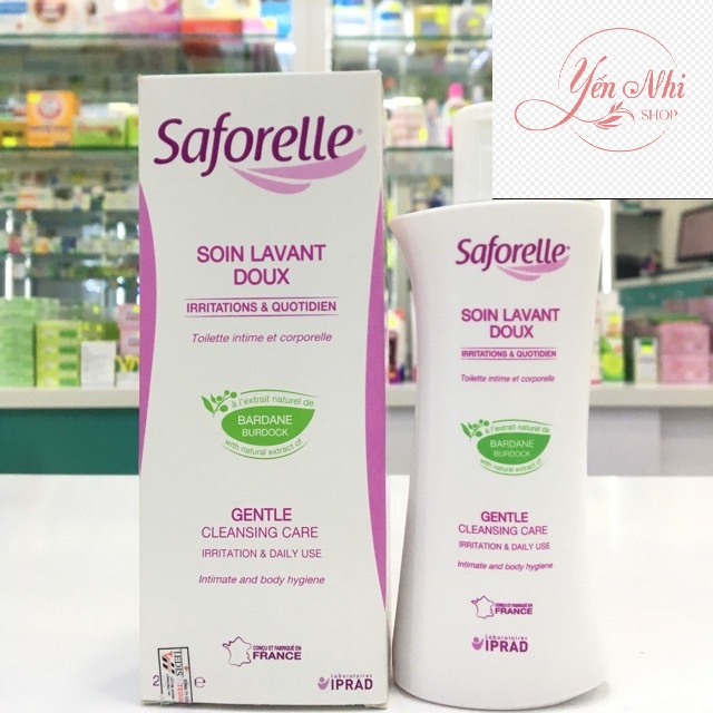 [CHUẨN AUTH] Dung dịch vệ sinh Saforelle Soin Lavant Doux, Pháp (250ml) cho phụ nữ từ 18 tuổi trở lên
