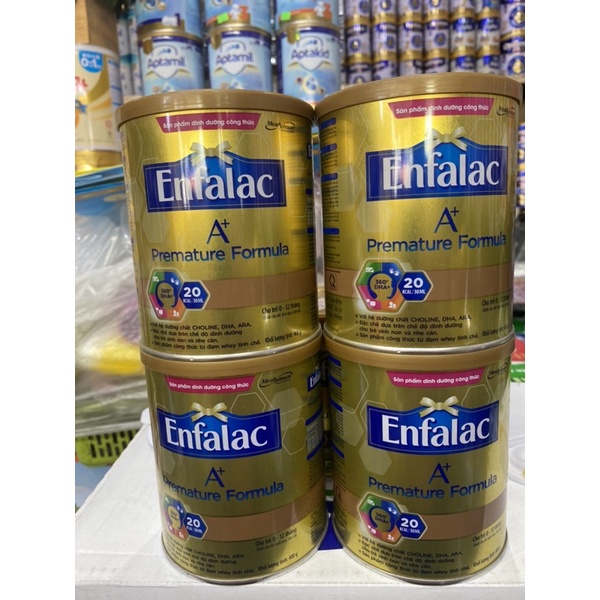 Sữa bột Enfalac Premature Formula dành cho trẻ sinh non, nhẹ cân - hộp 400g