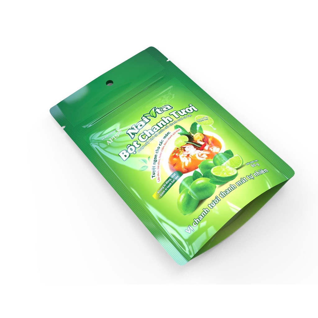 BỘT CHANH TƯƠI - được cô đặc từ nước chanh - túi 80g