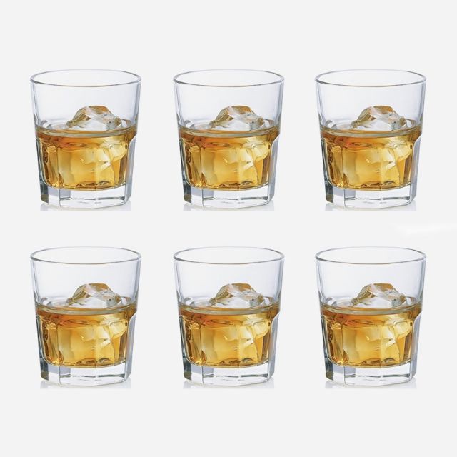 Bộ 6 Cốc Thủy Tinh Centra Rock – P01960, 1961, 1962, 1963 - 280ml, 300ml,420ml, 495ml