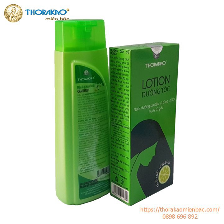 Combo dầu gội hoa bưởi ngăn rụng tóc – tinh dầu bưởi kích thích mọc tóc thorakao 120ml | BigBuy360 - bigbuy360.vn